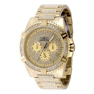 Invicta Gold 50mm Watch